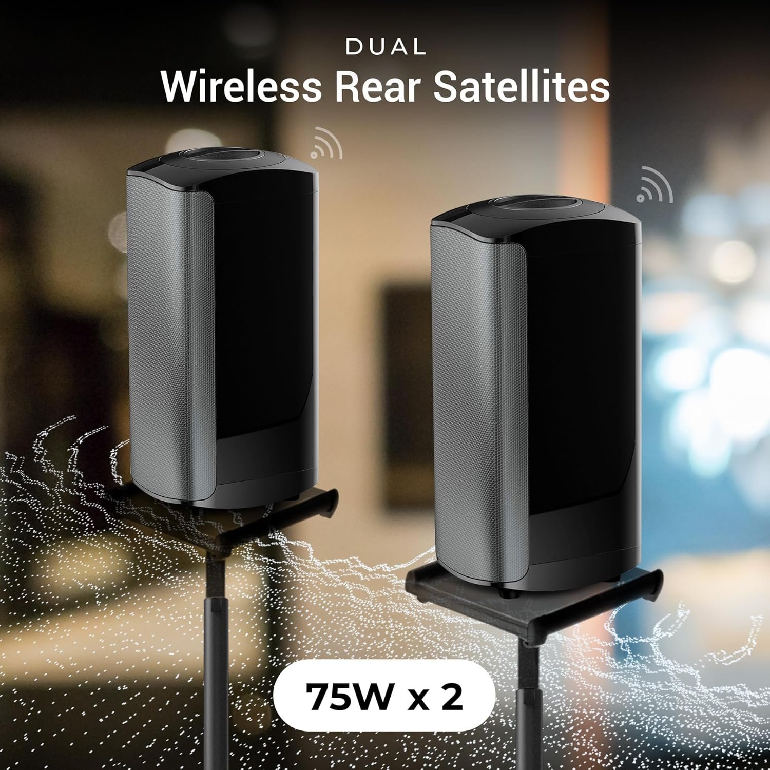 ZEBRONICS Juke bar 9550 pro 5.2 Soundbar (625 Watts), Dolby Audio, Dual Wireless Subwoofer &amp; Satellite, BT v5.3, HDMI ARC, Optical, Powerful Bass, RGB LED Lights, Wall Mountable - View 8