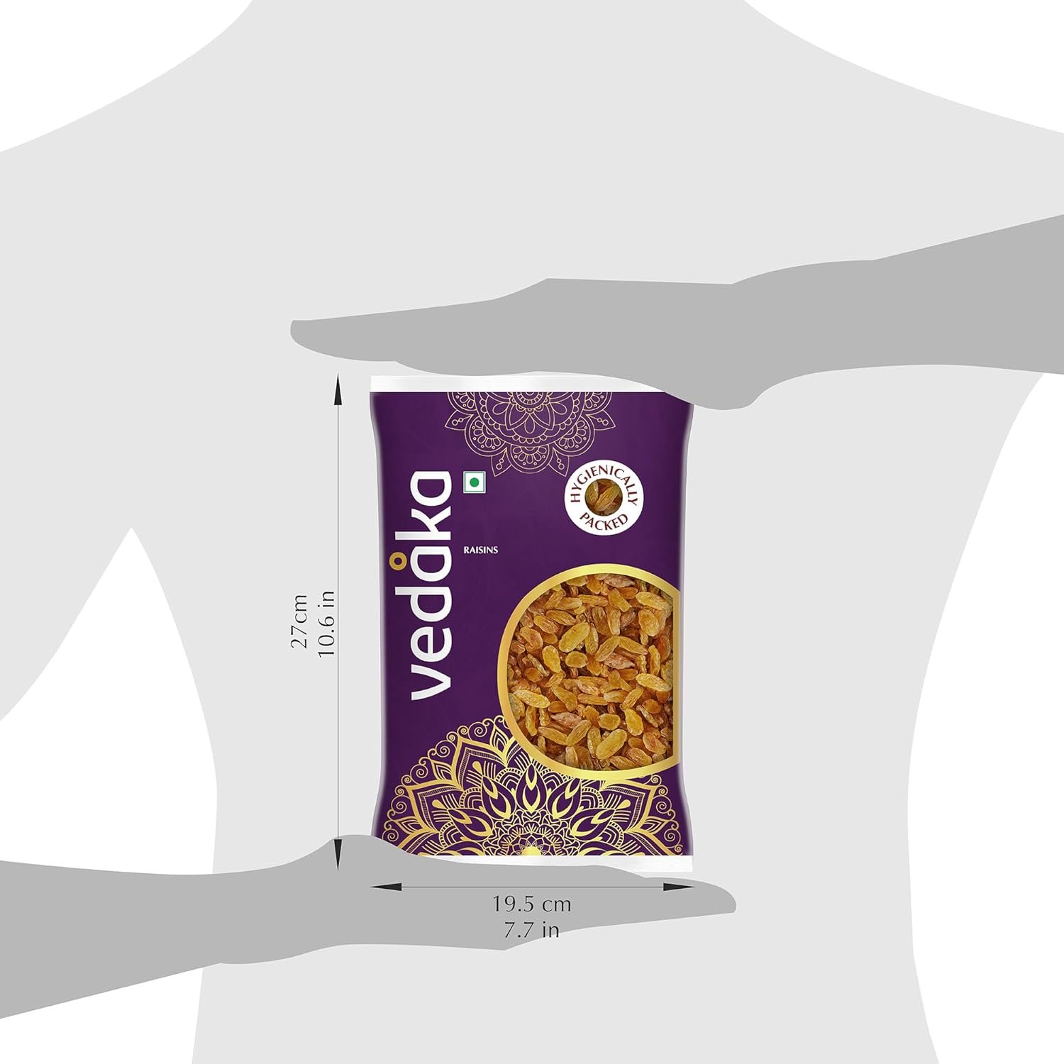 1 Kg | Kismish | Premium Dried Grapes | Sweet Fruity Taste and Soft Chewy Texture | Natural Source of Antioxidants, Potassium &amp; Fiber | Healthy Snack - View 6