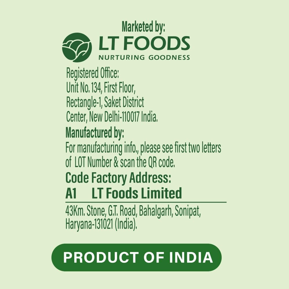 5 Kg Daawat Biryani Basmati Rice | World s Longest Rice Grain expands 24mm* | Tasty, Non-sticky & Rich Aroma |Naturally Aged - View 2